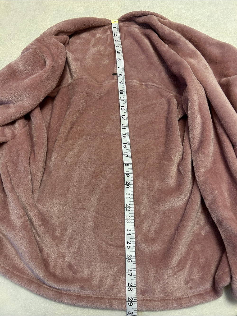 UGG Women's Plush Open-Front Teddy Jacket in Dust Pink - Picture 7 of 12